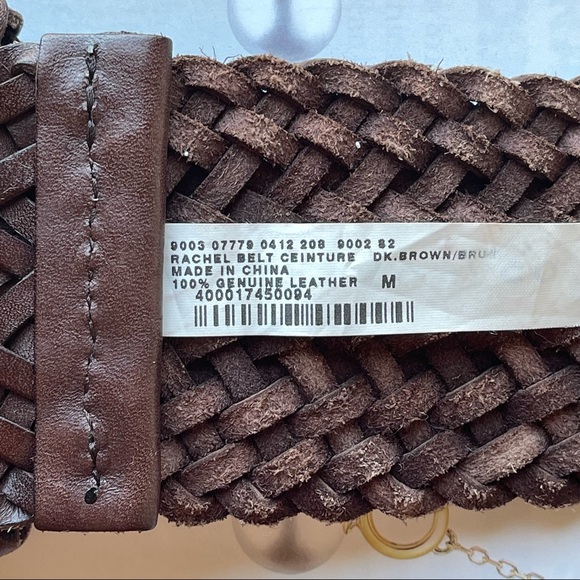 Club Monaco Women’s  Leather wide Belt 100% genuine Leather Rachel Belt … main image 6